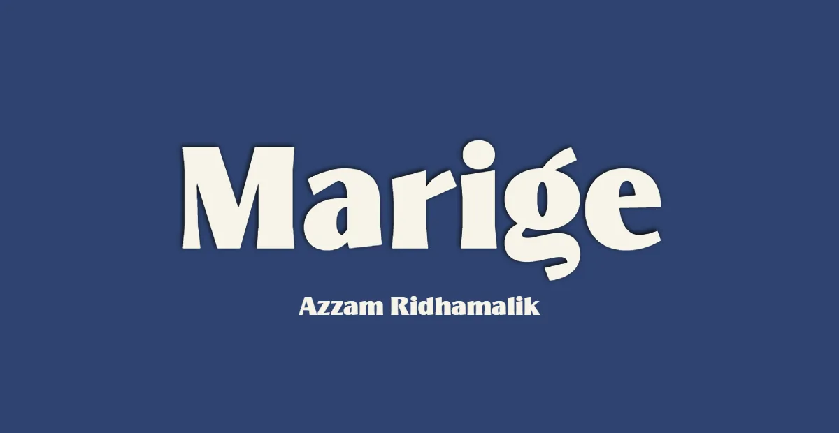 Marige Font