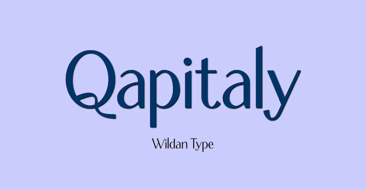 Qapitaly Font