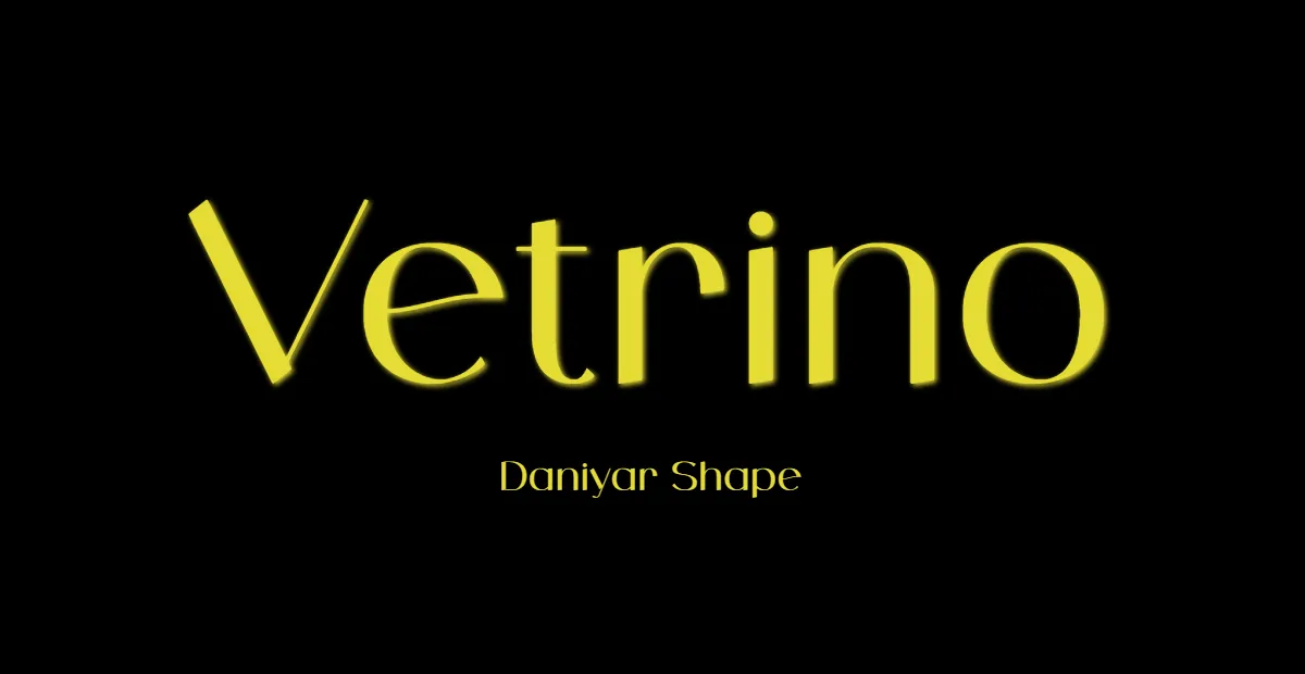 Vetrino Font