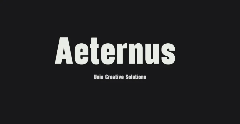 Aeternus Font