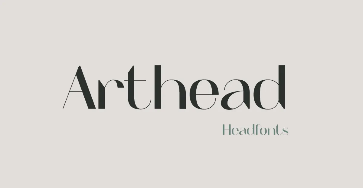 Arthead Font