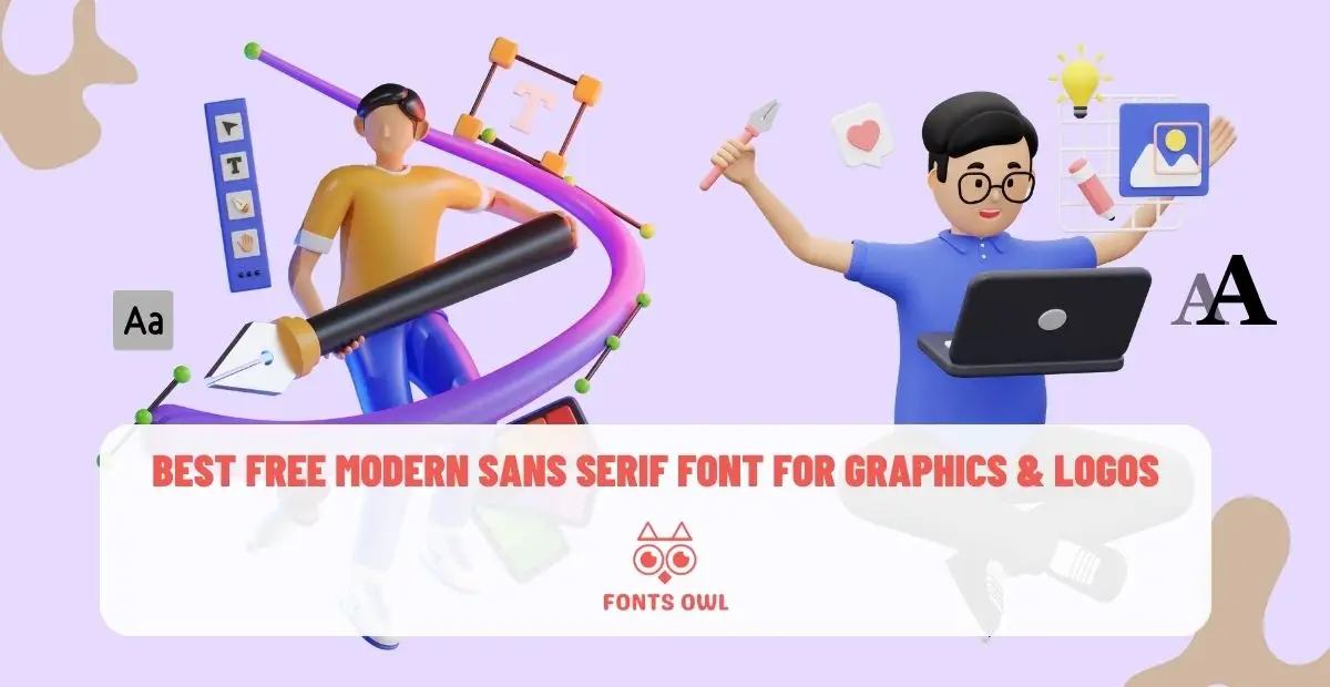 Best Free Modern Sans Serif Font for Graphics & Logos