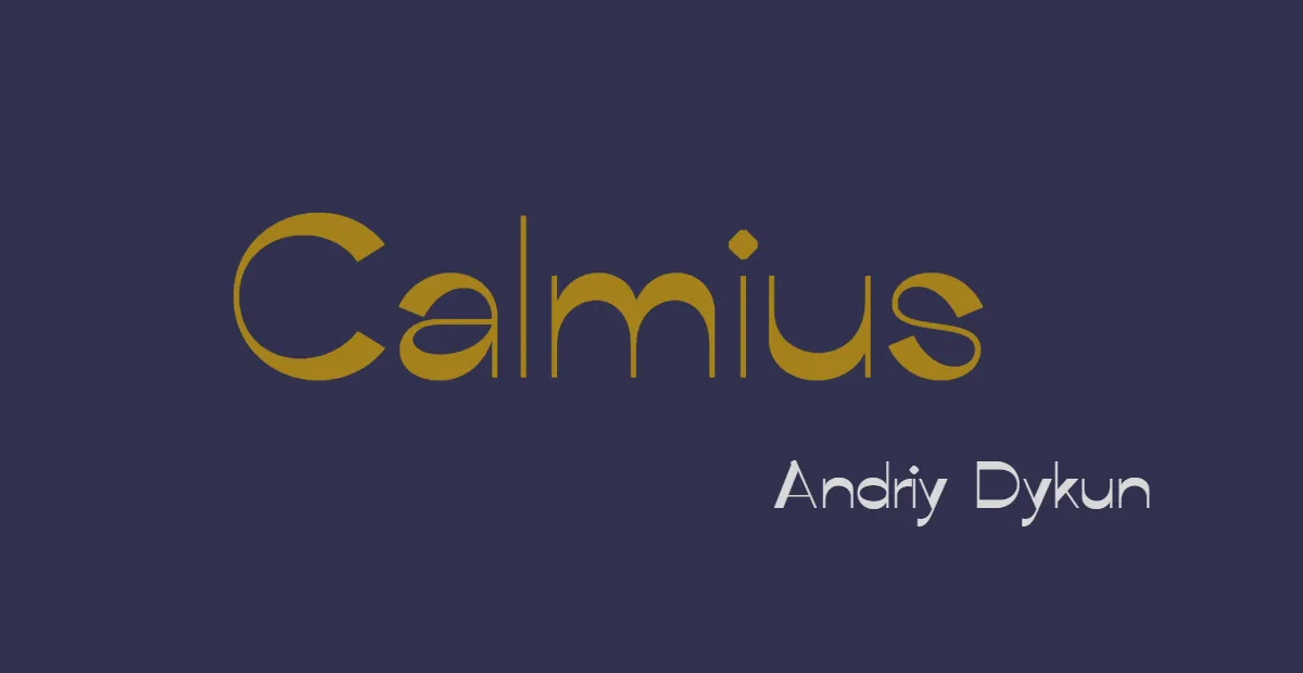 Calmius Font