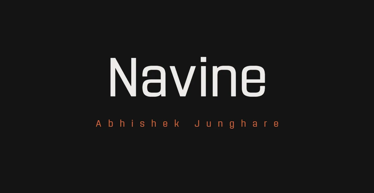 Navine Font