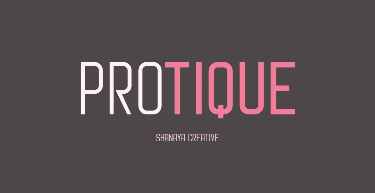 Protique Font