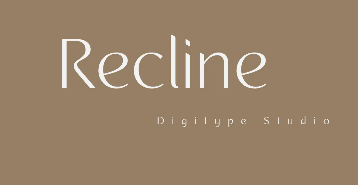 Recline Font