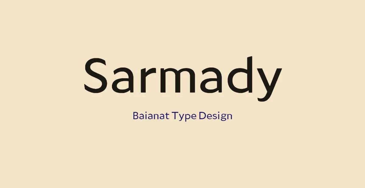 Sarmady Font