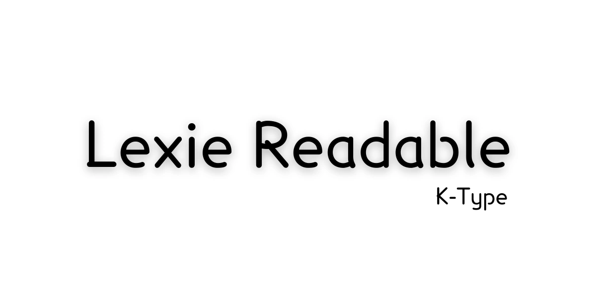 Lexie Readable Font