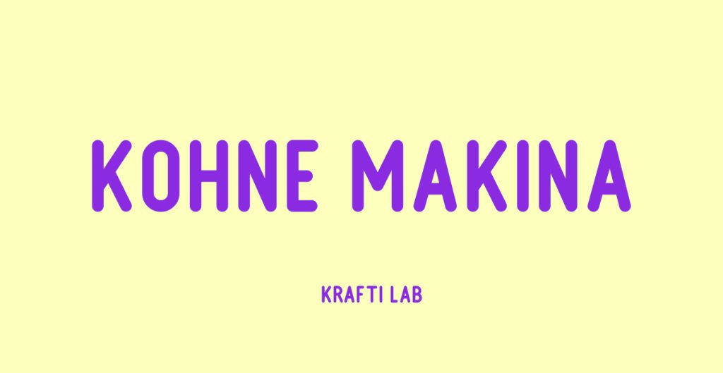 Kohne Makina Font